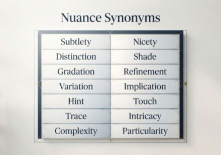 25 Other Ways to Say "Nuance" Examples and Usage 