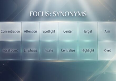 25 Synonyms for "Focus" With Examples and Everyday Uses