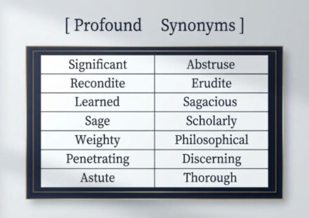 25 Synonyms for "Profound" With Examples