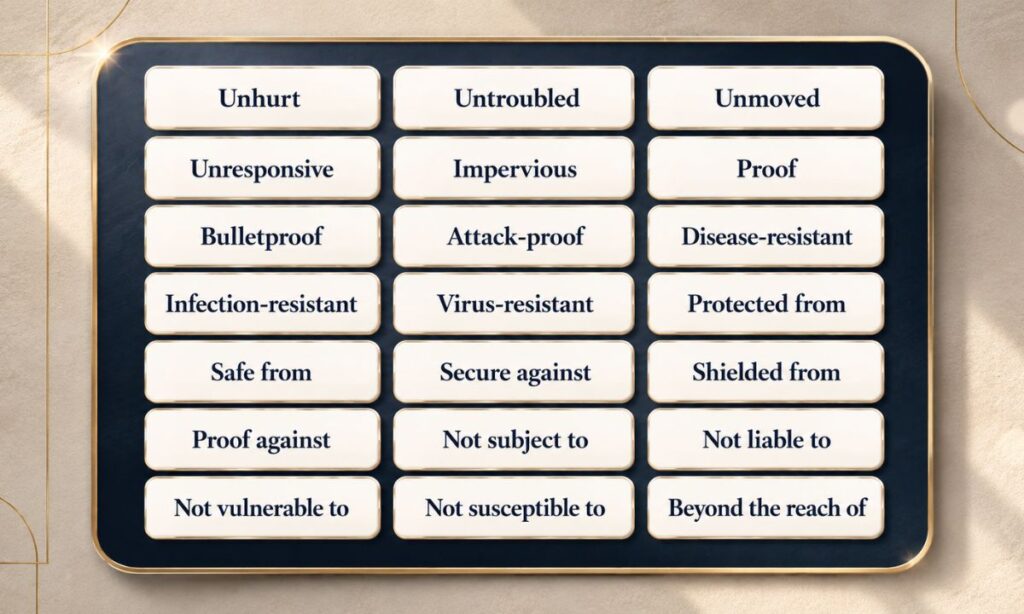 25 Synonyms for Immune and How to Use Them