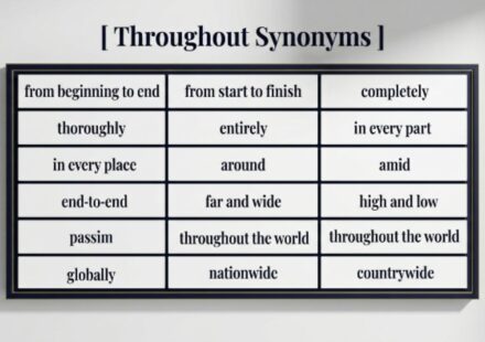 25 Synonyms for Throughout With Examples for Clear Writing
