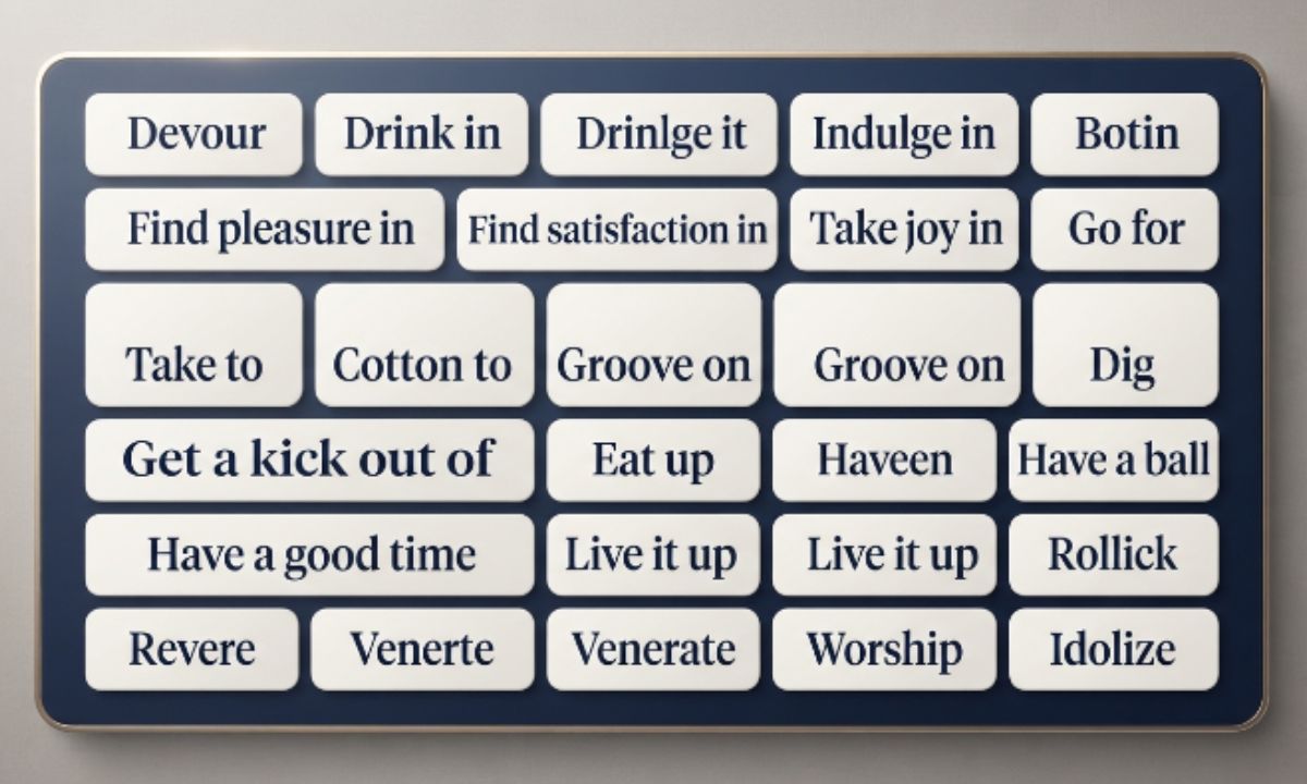 30 Alternative Phrases for Enjoy