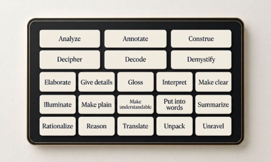 30 Synonyms for Explain and How to Use Them