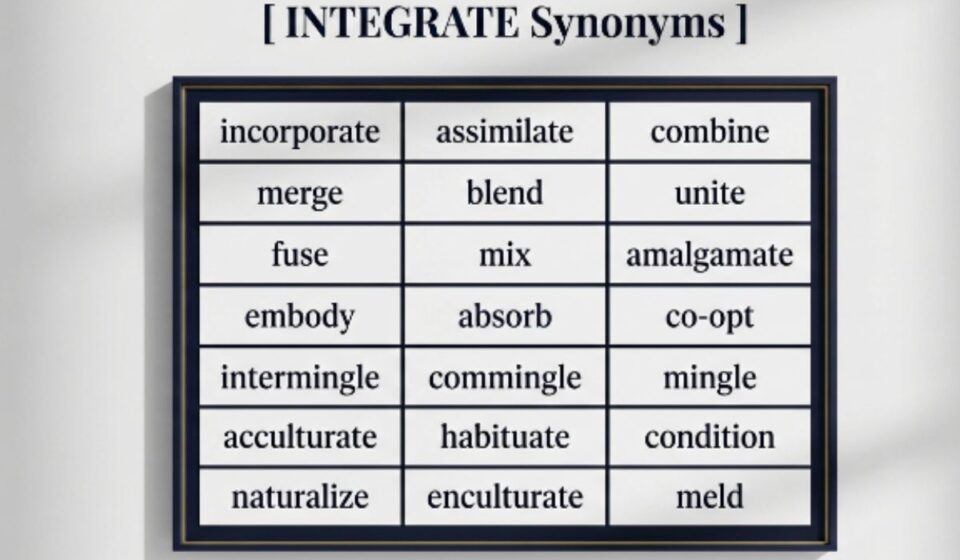 30 Synonyms for Integrate With Examples for Clearer Writing