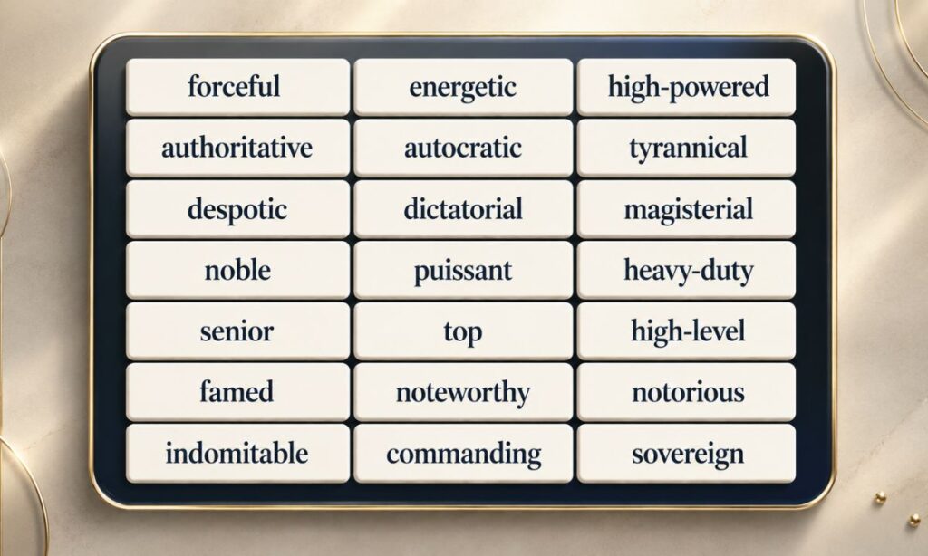 30 Synonyms for Powerful and How to Use Them