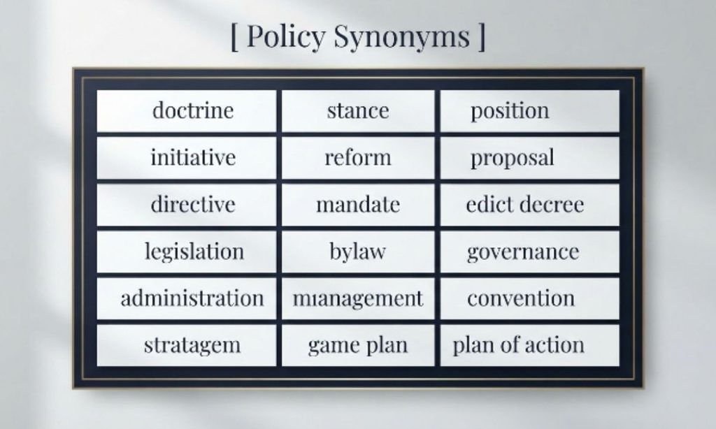 35 Alternatives to Policy (With Examples and Best Use)