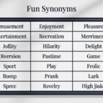 35 Synonyms for Fun With Examples A Practical Guide for Every Situation