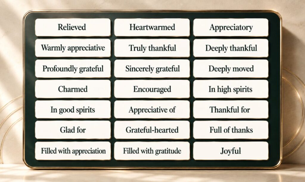 35 Synonyms for Grateful and How to Use Them