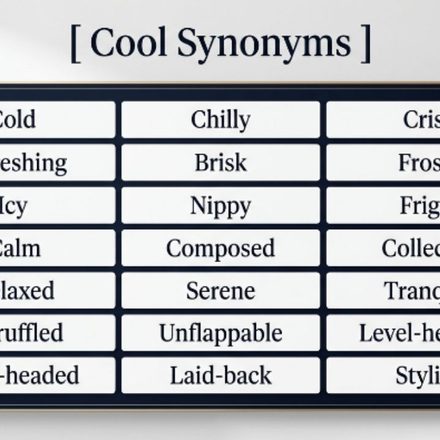40 Cool Synonyms Better Words for Every Meaning of Cool