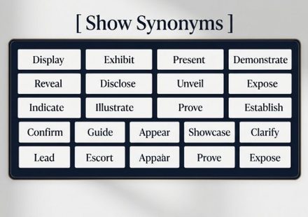 42 Show Synonyms Better Words for Every Meaning and Context