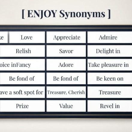 Enjoy Synonyms 30+ Alternatives to Enjoy and How to Use Them
