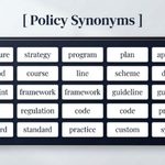 Policy Synonyms 35 Better Ways to Say Policy