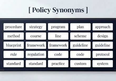 Policy Synonyms 35 Better Ways to Say Policy