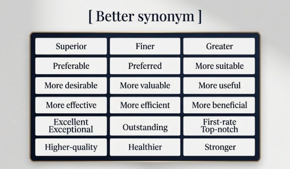Better Synonym Guide 35 Precise Alternatives by Meaning