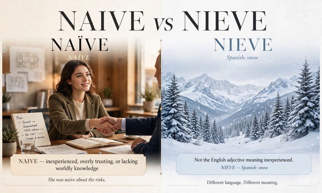 Common Collocations With Naive