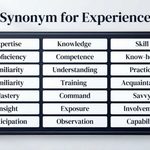 Experience Synonym_ 30 Better Words for Every Context