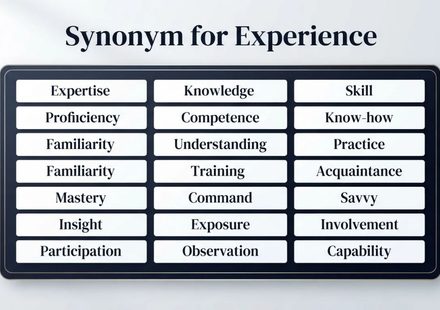 Experience Synonym_ 30 Better Words for Every Context