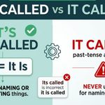 Its Called vs It Called Which One Should You Use