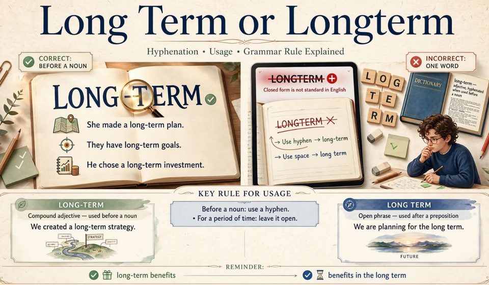 Long Term or Longterm_ Which Spelling Is Actually Correct_