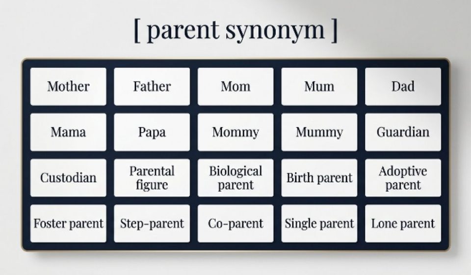 Parent Synonym Guide 30 Alternatives by Meaning and Context