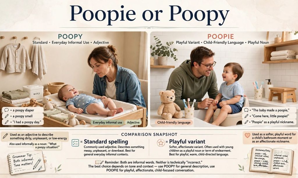 Poopy or Poopie Which One Should You Use