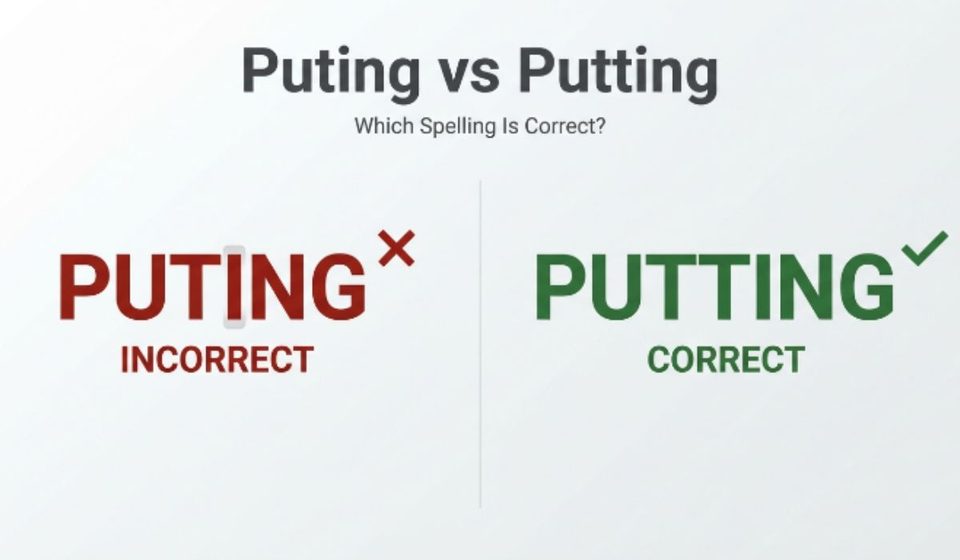 Puting vs Putting Which Spelling Is Actually Correct