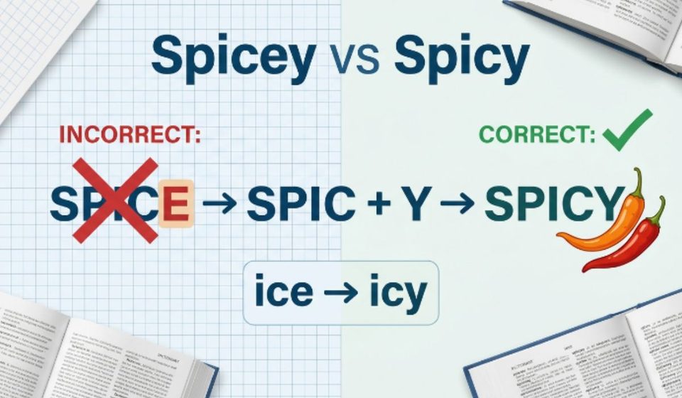 Spicey vs Spicy Which Spelling Is Actually Correct