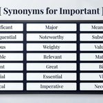 Synonyms for Important_ 30 Alternatives by Meaning and Tone