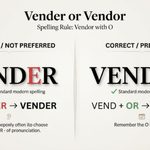 Vender or Vendor Which Spelling Should You Actually Use