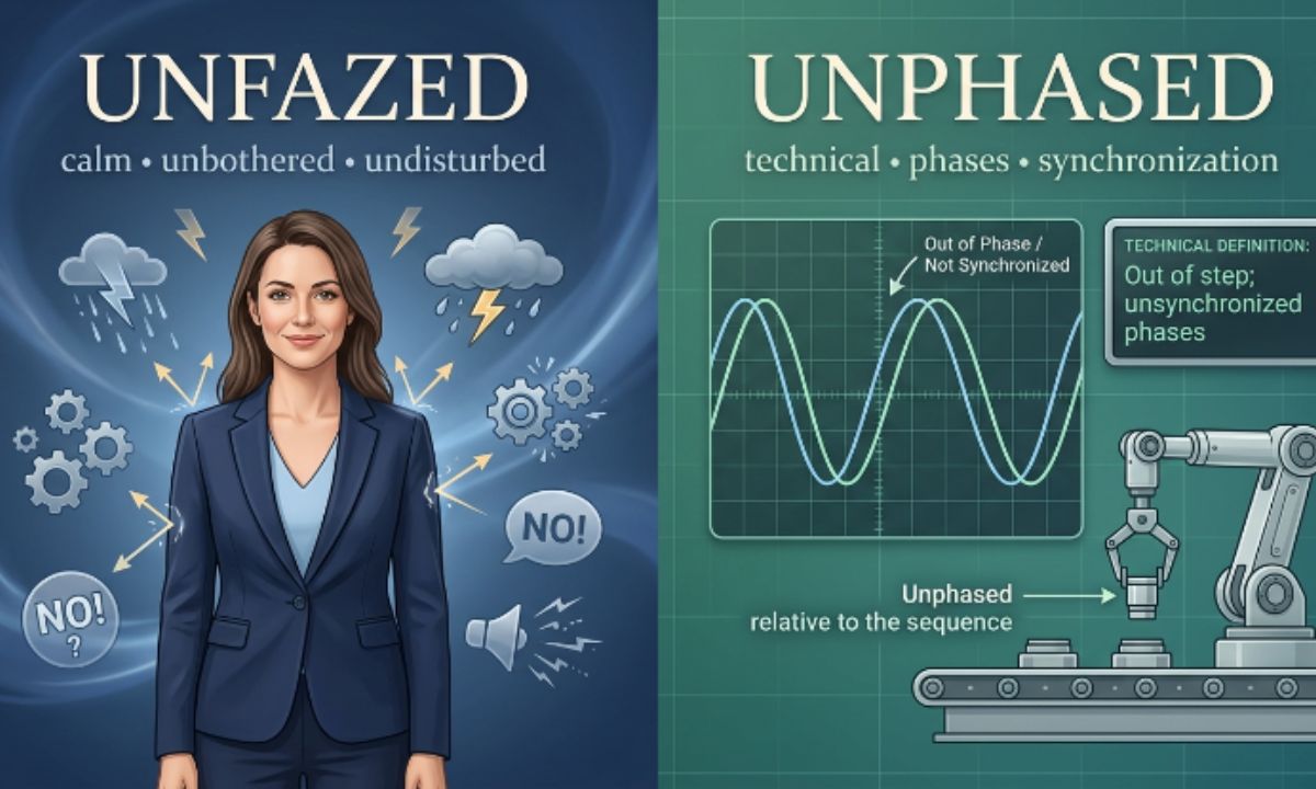 What Do Unfazed and Unphased Actually Mean