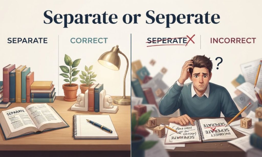 Why Do People Misspell Separate as Seperate