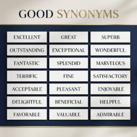45 Alternative Words for Good and When to Use Them