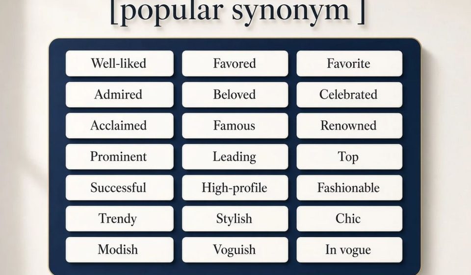 Popular Synonym_ 25 Better Words and When to Use Them