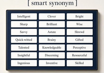 Smart Synonym_ 30 Better Words and When to Use Them