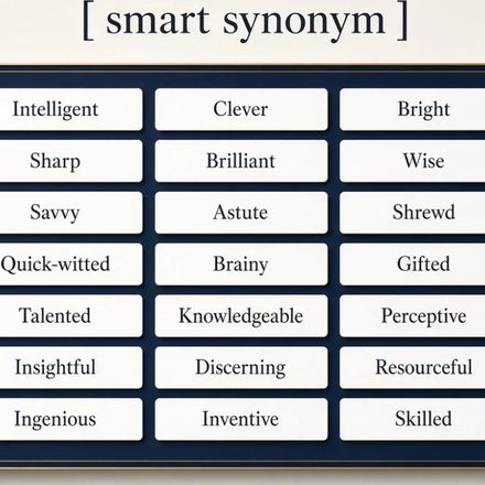 Smart Synonym_ 30 Better Words and When to Use Them