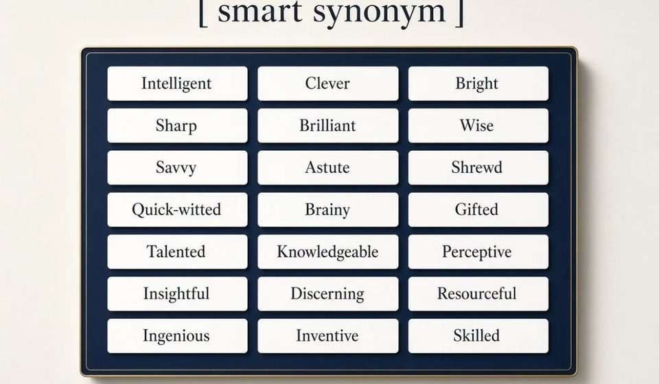 Smart Synonym_ 30 Better Words and When to Use Them