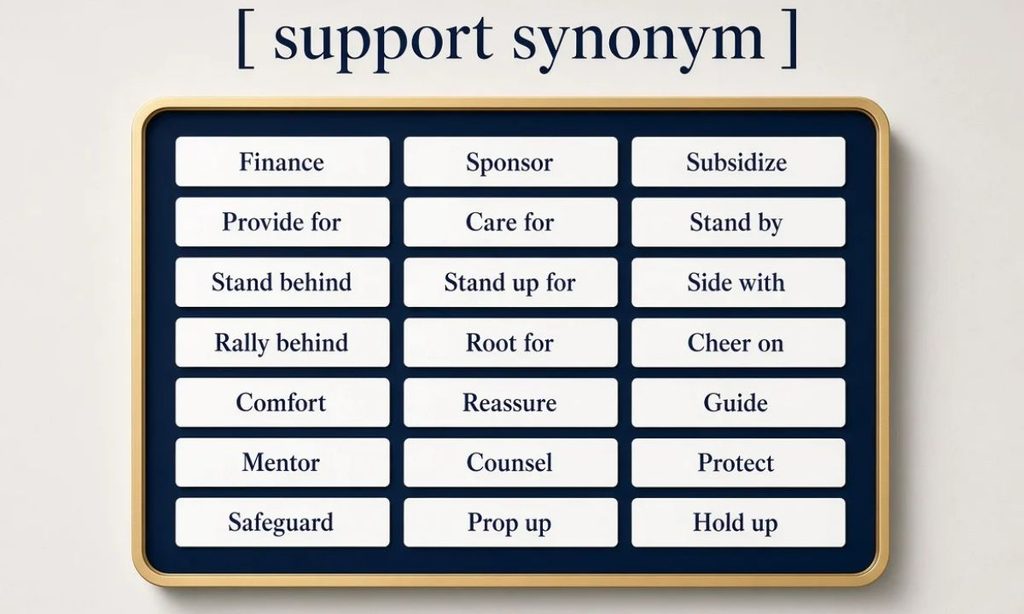 Support Synonym