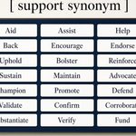 Support Synonym_ 30 Better Words and When to Use Them