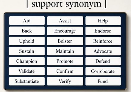 Support Synonym_ 30 Better Words and When to Use Them