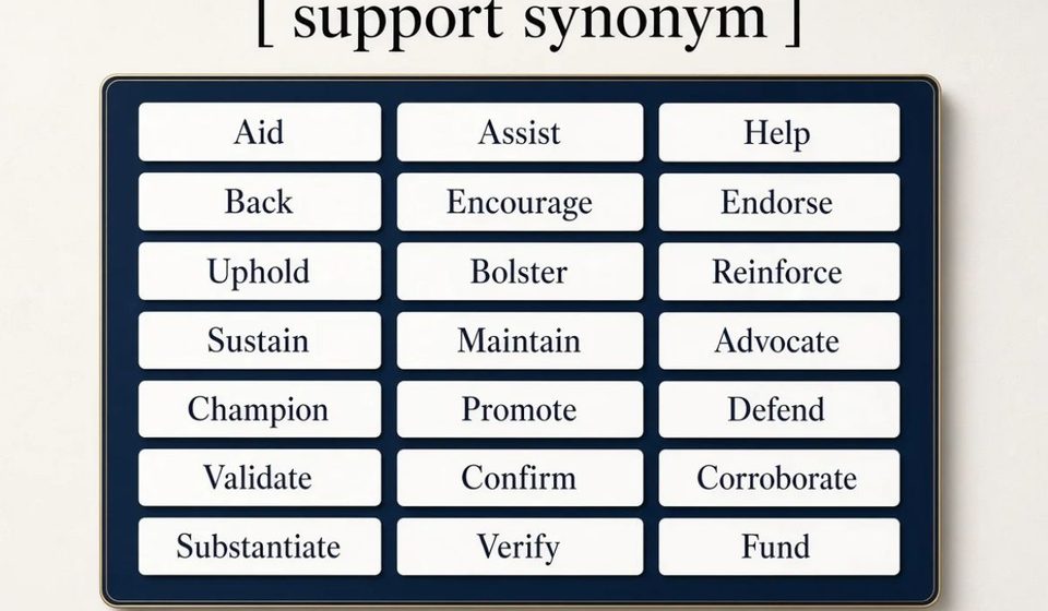 Support Synonym_ 30 Better Words and When to Use Them