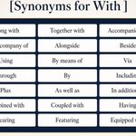 Synonyms for With 40 Alternative Words and Phrases by Context 